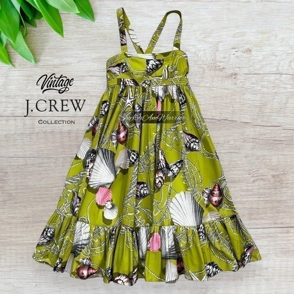 J.Crew Collection green nautical shell โTalithaโ style dress *shop@iamwarrior - Picture 10 of 17